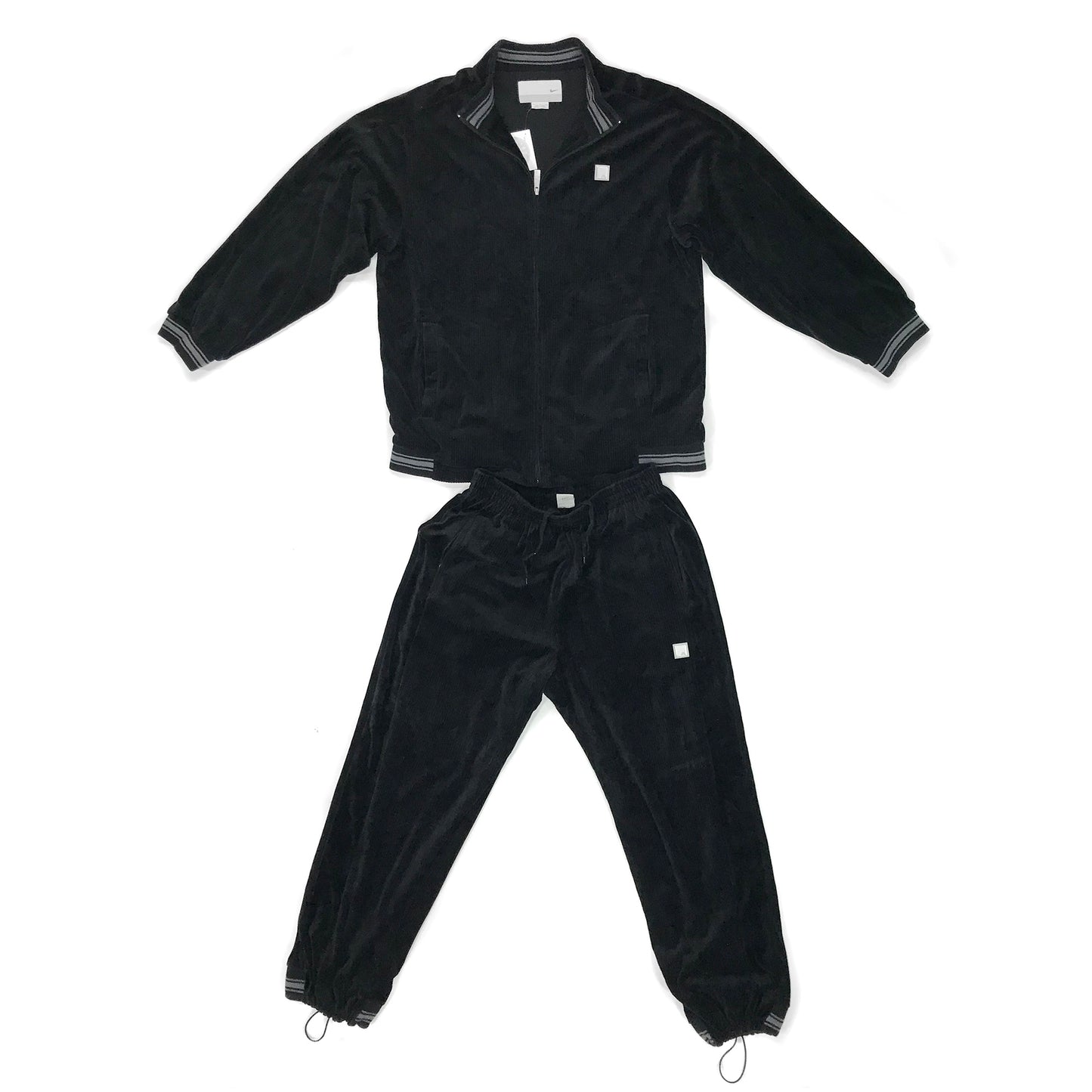 NIKE Air Corduroy Velour Track Suit Jacket & Pants Set Y2K Size Large