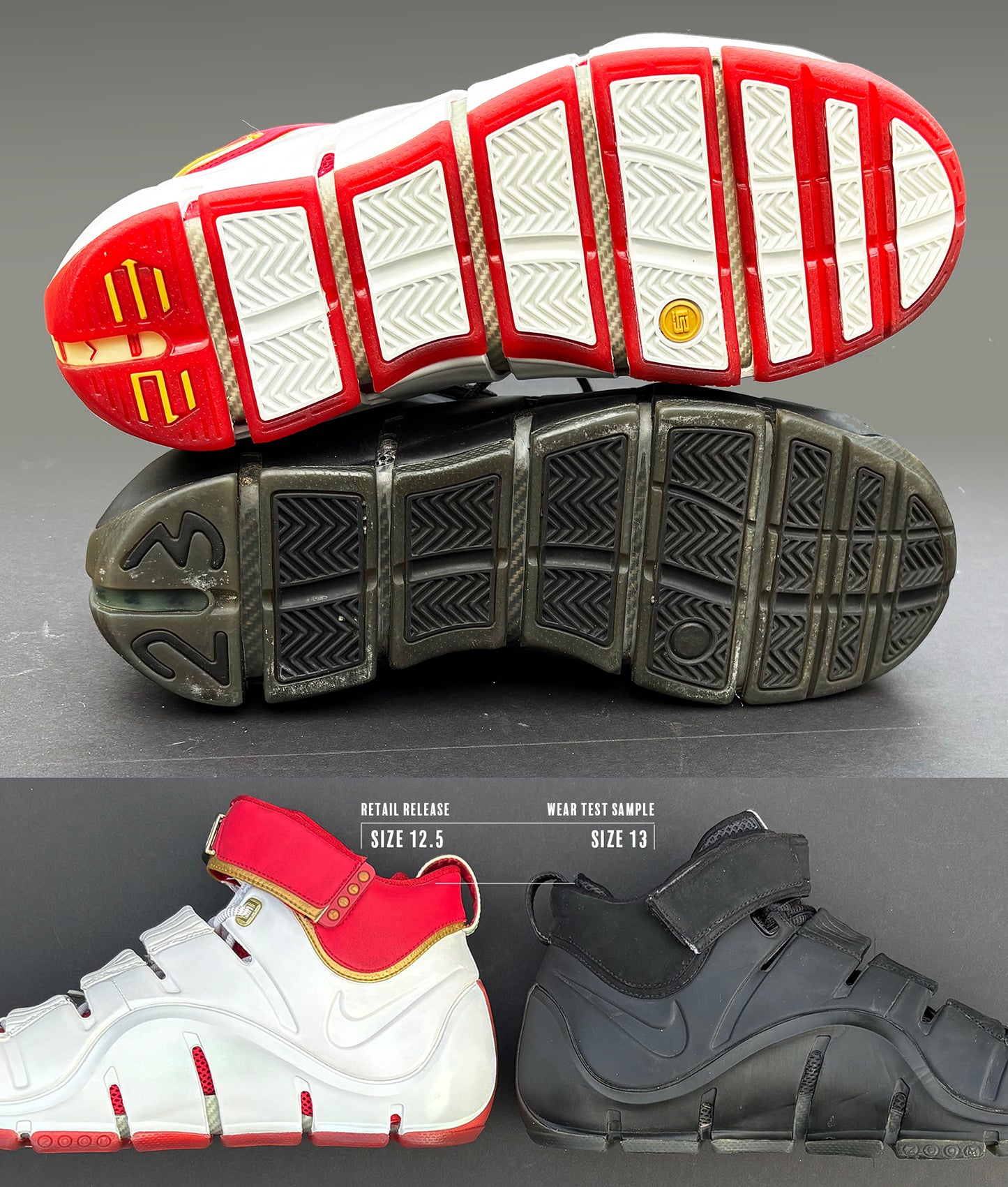 Nike Lebron 4 Original 2006 Wear Test Samples Size 13