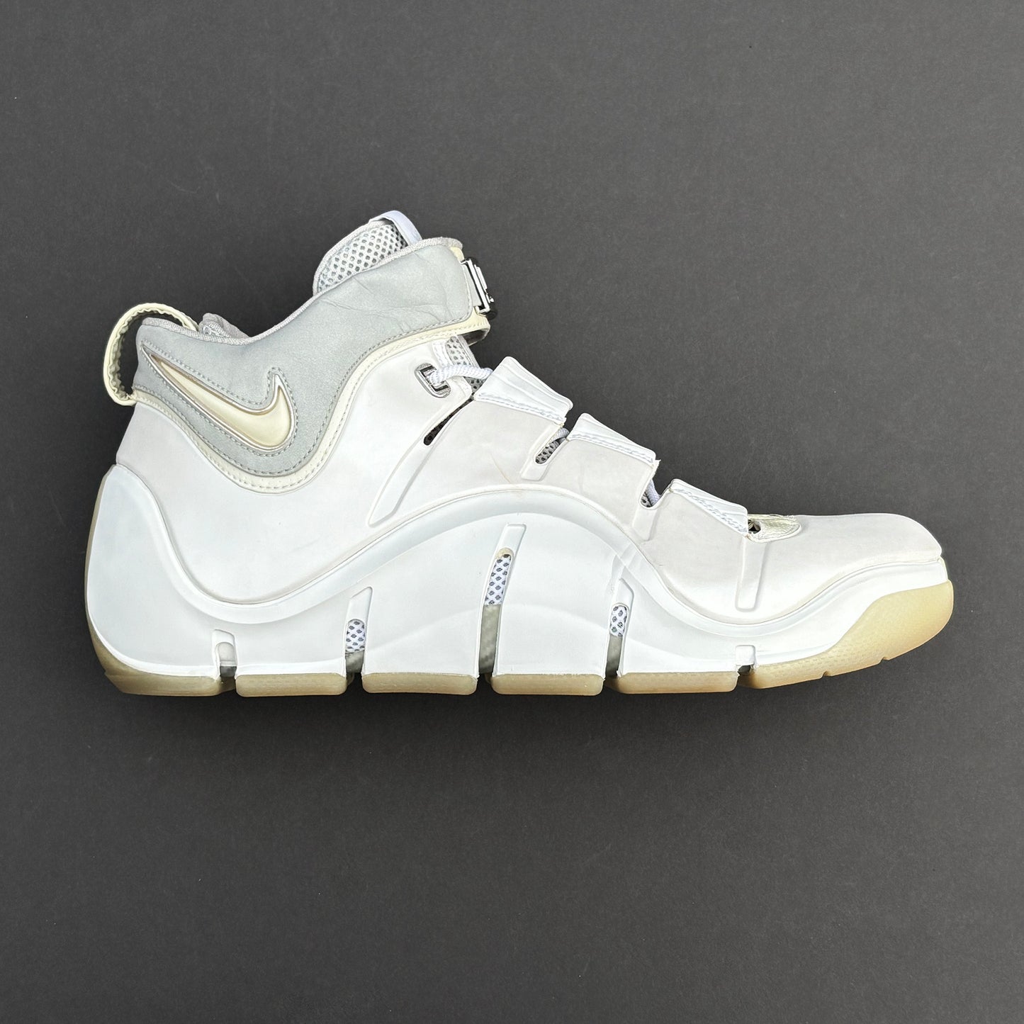 Nike Lebron 4 White / Reflective / Chrome 2006 Size 13