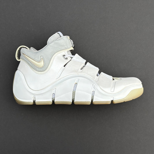 Nike Lebron 4 White / Reflective / Chrome 2006 Size 13