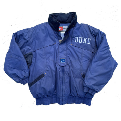 Duke Blue Devils Nike Duck Down Puffer Y2K Team Jacket Size Large