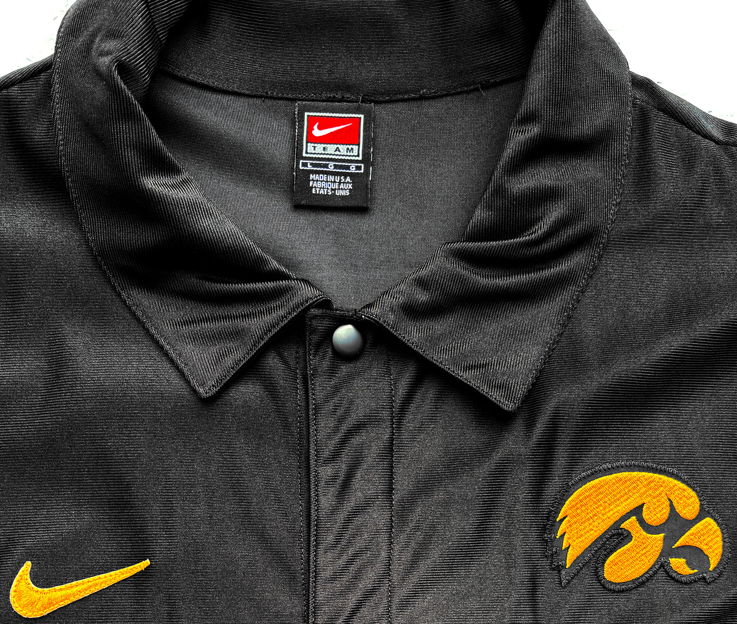 Iowa Hawkeyes Nike Authentic Issued Warm Up Shooting Jacket Size L