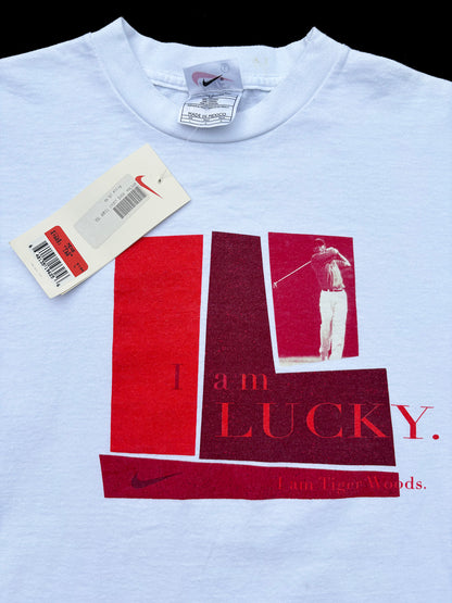 Nike "I AM LUCKY, I AM TIGER WOODS" 90's T-Shirt