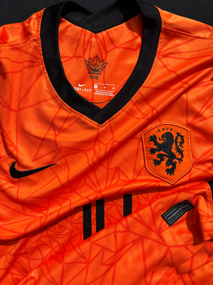 Netherlands 2020 Davy Klaassen Nike Soccer Engineered Jersey