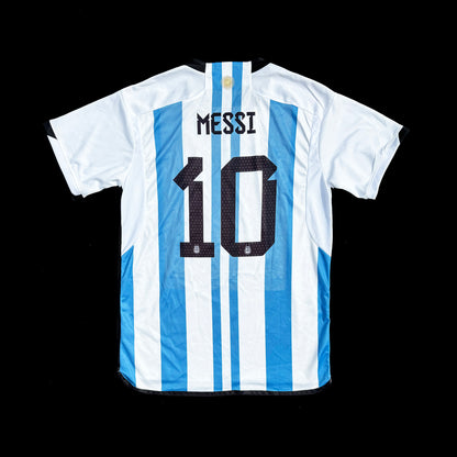 Argentina 2022 Lionel Messi Adidas World Cup Soccer Jersey