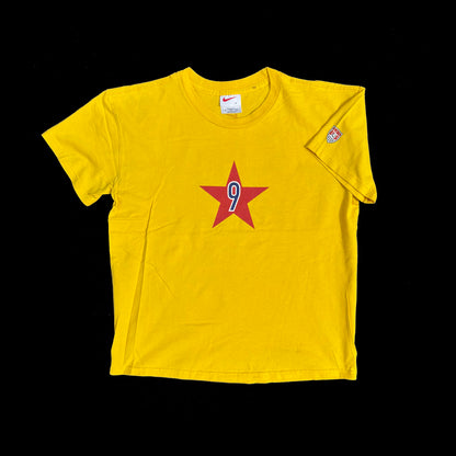 USA Soccer Mia Hamm Nike T-Shirt Made in USA "Goal Girl"