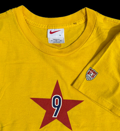 USA Soccer Mia Hamm Nike T-Shirt Made in USA "Goal Girl"