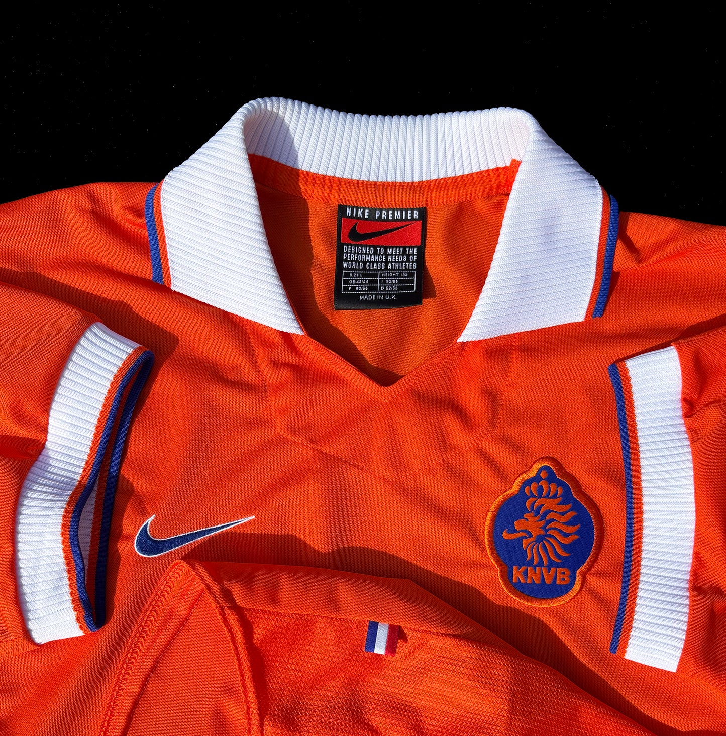 Netherlands Nike KNVB 1997 Premier Soccer Home Jersey