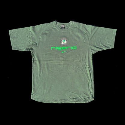Nigeria Soccer Y2K Nike Training T-Shirt Size XL