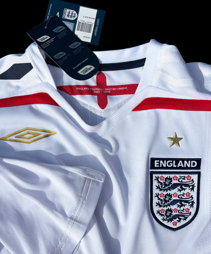 England Soccer Kit Umbro 2007-2009 Jersey NEW
