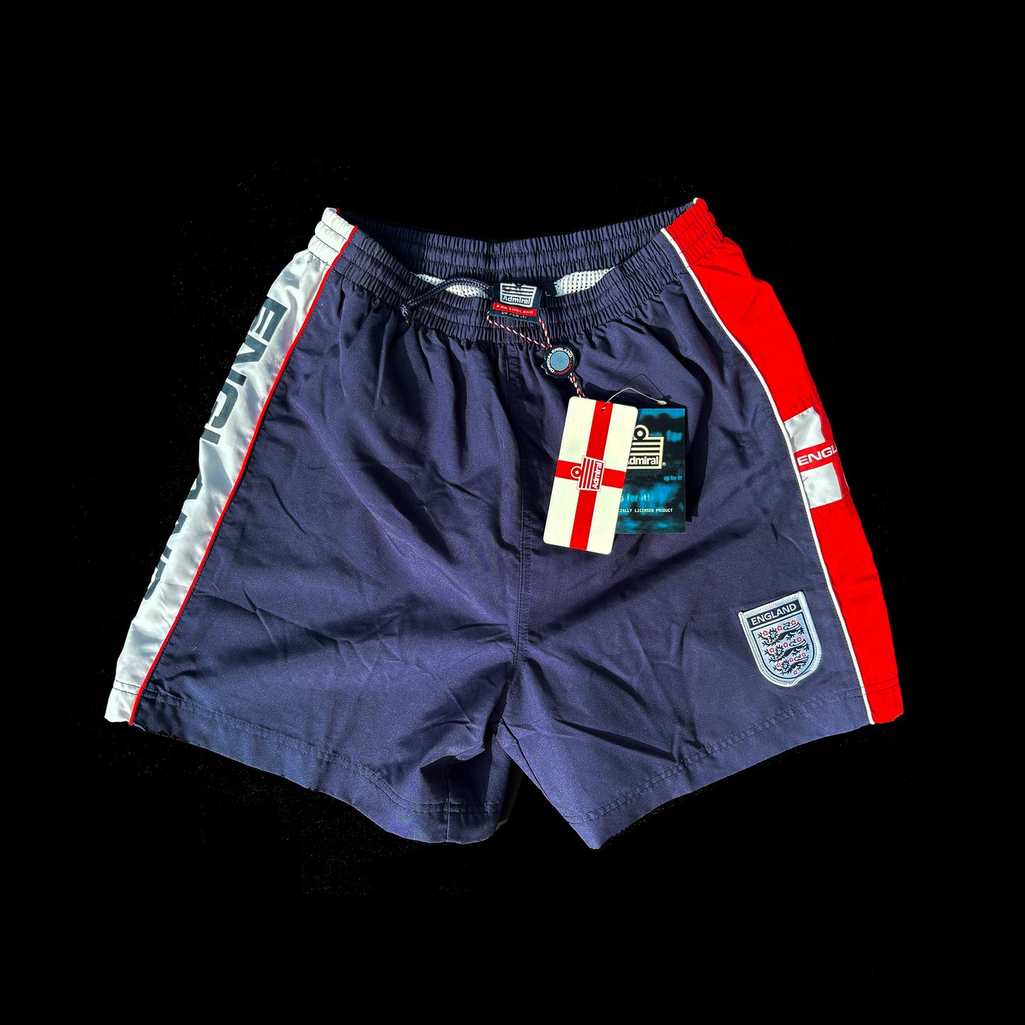 England Soccer World Cup Shorts Nylon Lined New