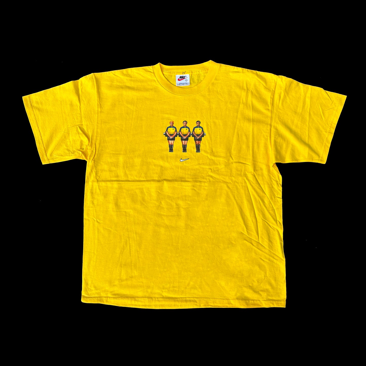 Boca Juniors 90s Nike Foosball T-shirt, Made in USA