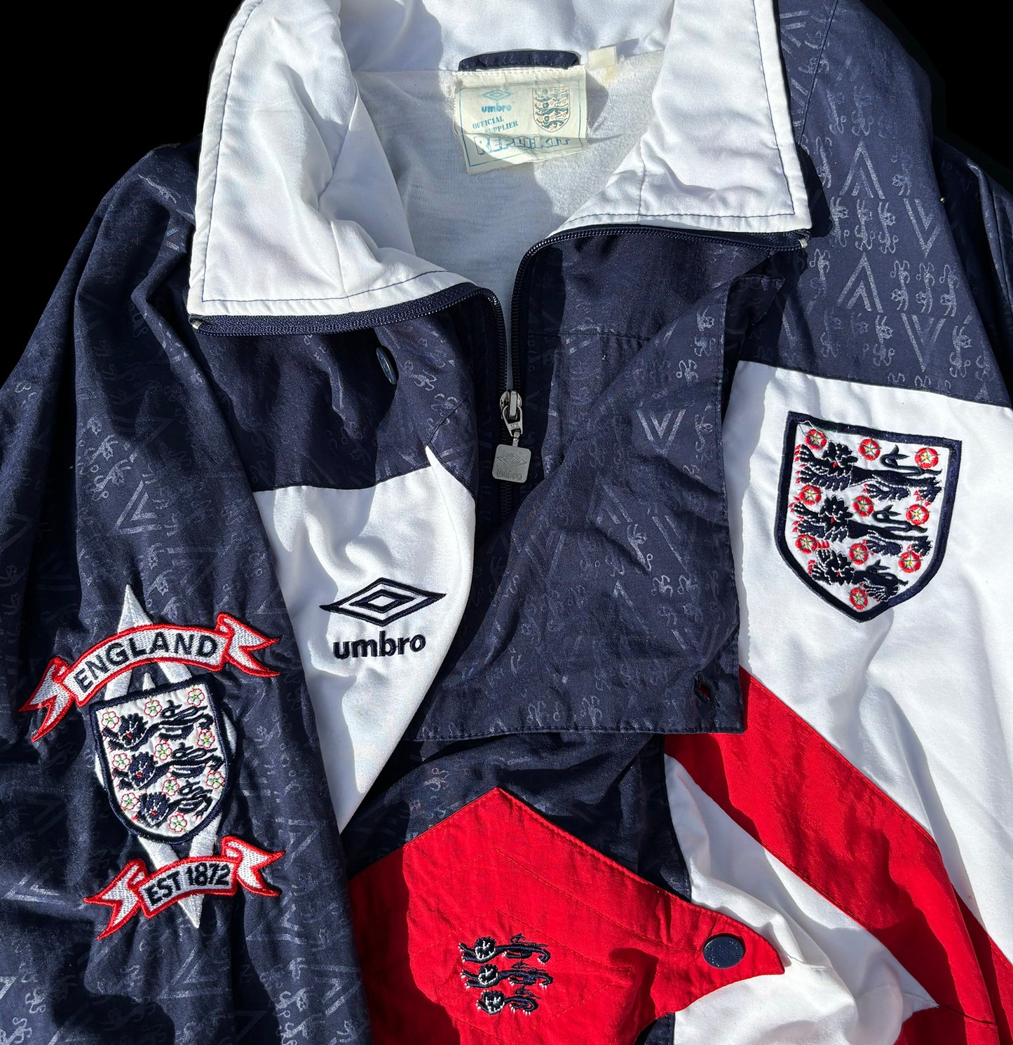 England 1990-1992 Umbro Replikit Warm-Up Jacket
