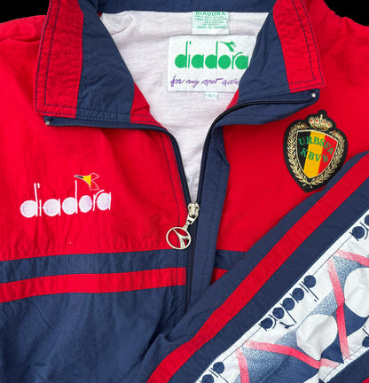 Belgium 1994 Authentic Diadora Soccer Warm-Up Jacket