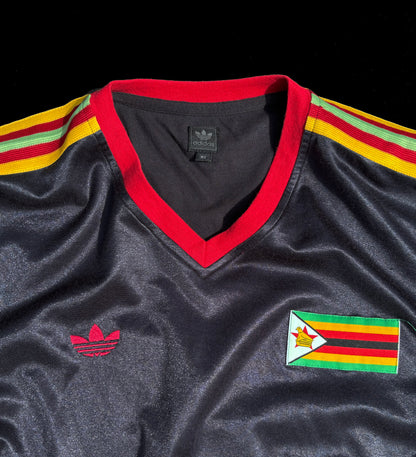 Zimbabwe Adidas Throwback Soccer Trefoil Jersey