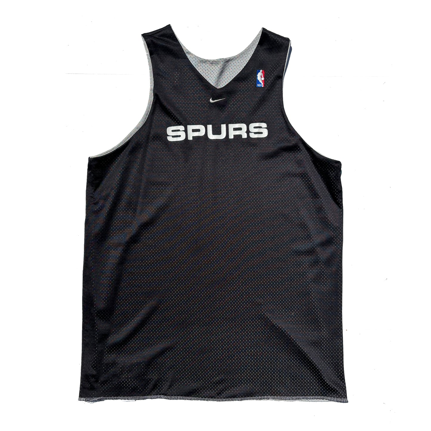 San Antonio Spurs Early 2000's Game Issued Reversible Nike Practice Jersey Size XL