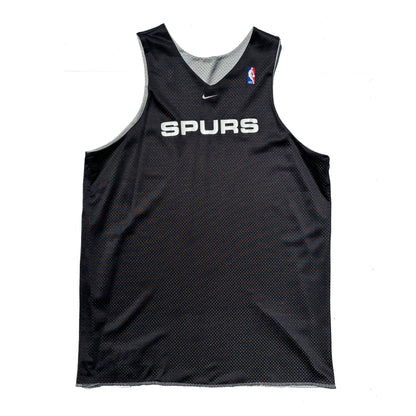 San Antonio Spurs Early 2000's Game Issued Reversible Nike Practice Jersey Size XL