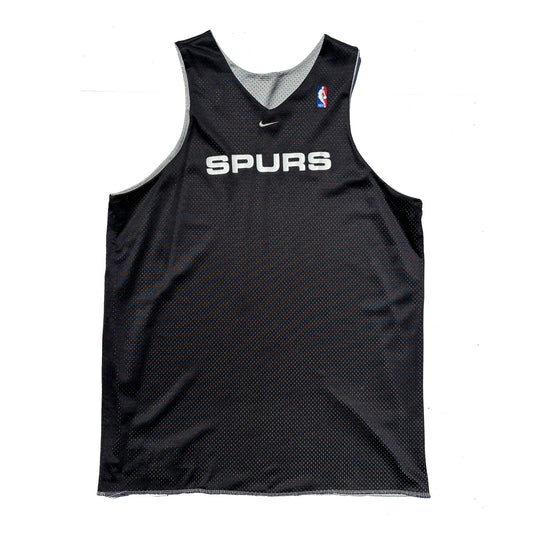 San Antonio Spurs Early 2000's Game Issued Reversible Nike Practice Jersey Size XL