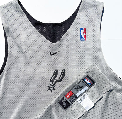 San Antonio Spurs Early 2000's Game Issued Reversible Nike Practice Jersey Size XL