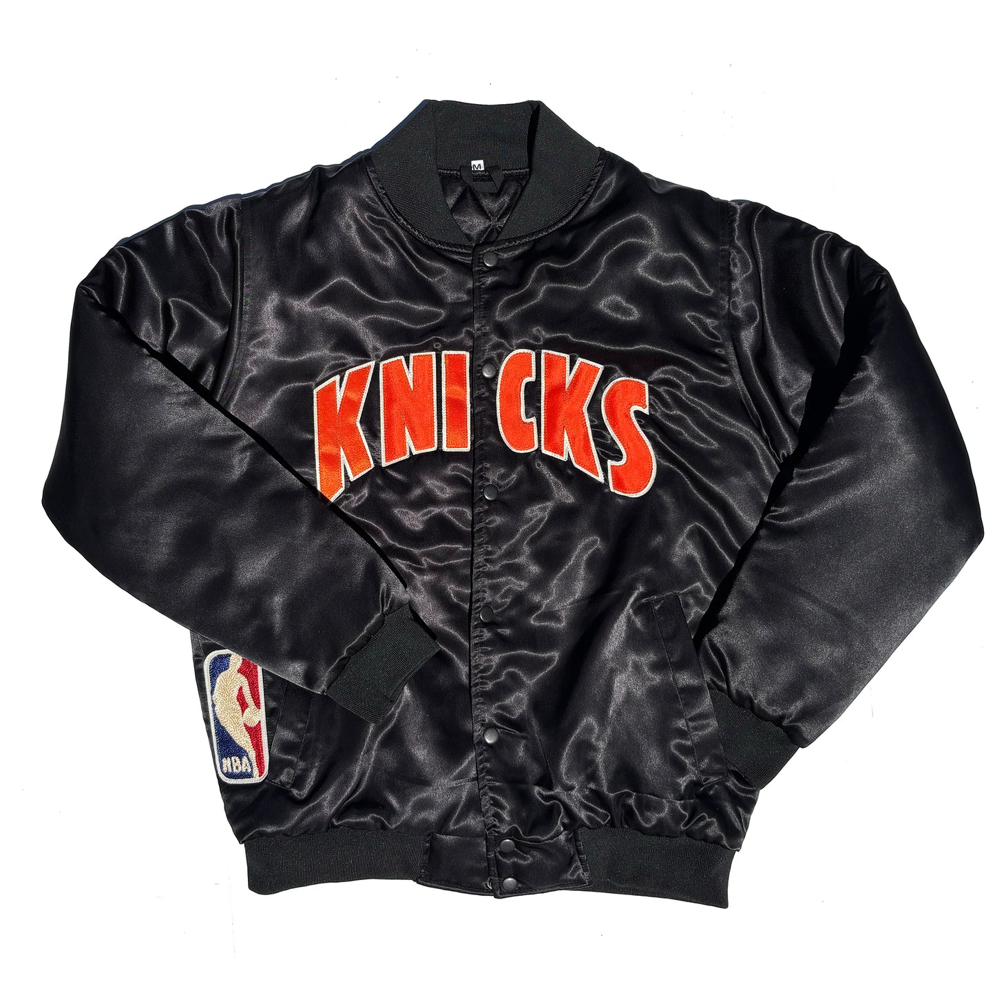 1/1 New York Knicks Quilt Lined Satin Coaches Jacket NEW