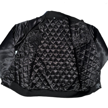 1/1 New York Knicks Quilt Lined Satin Coaches Jacket NEW