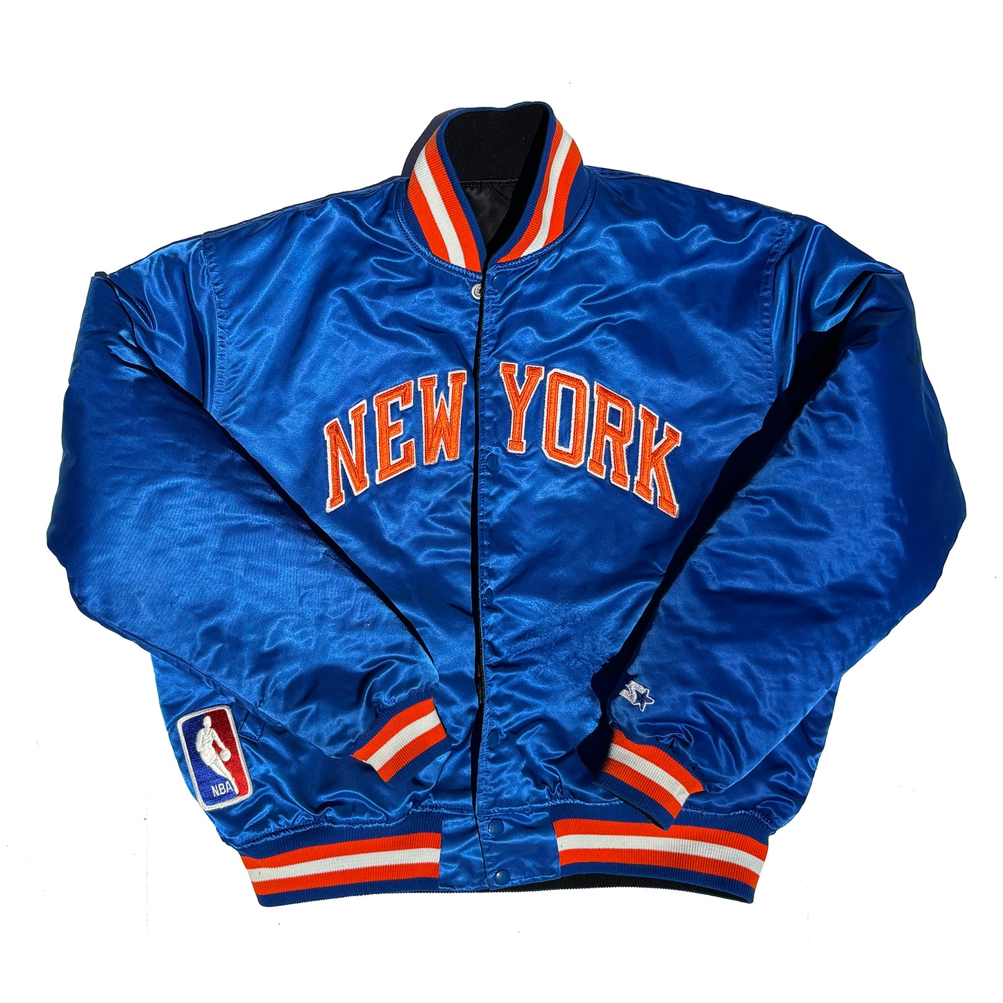 New York Knicks Starter Reversible 90's Satin Coaches Jacket XL