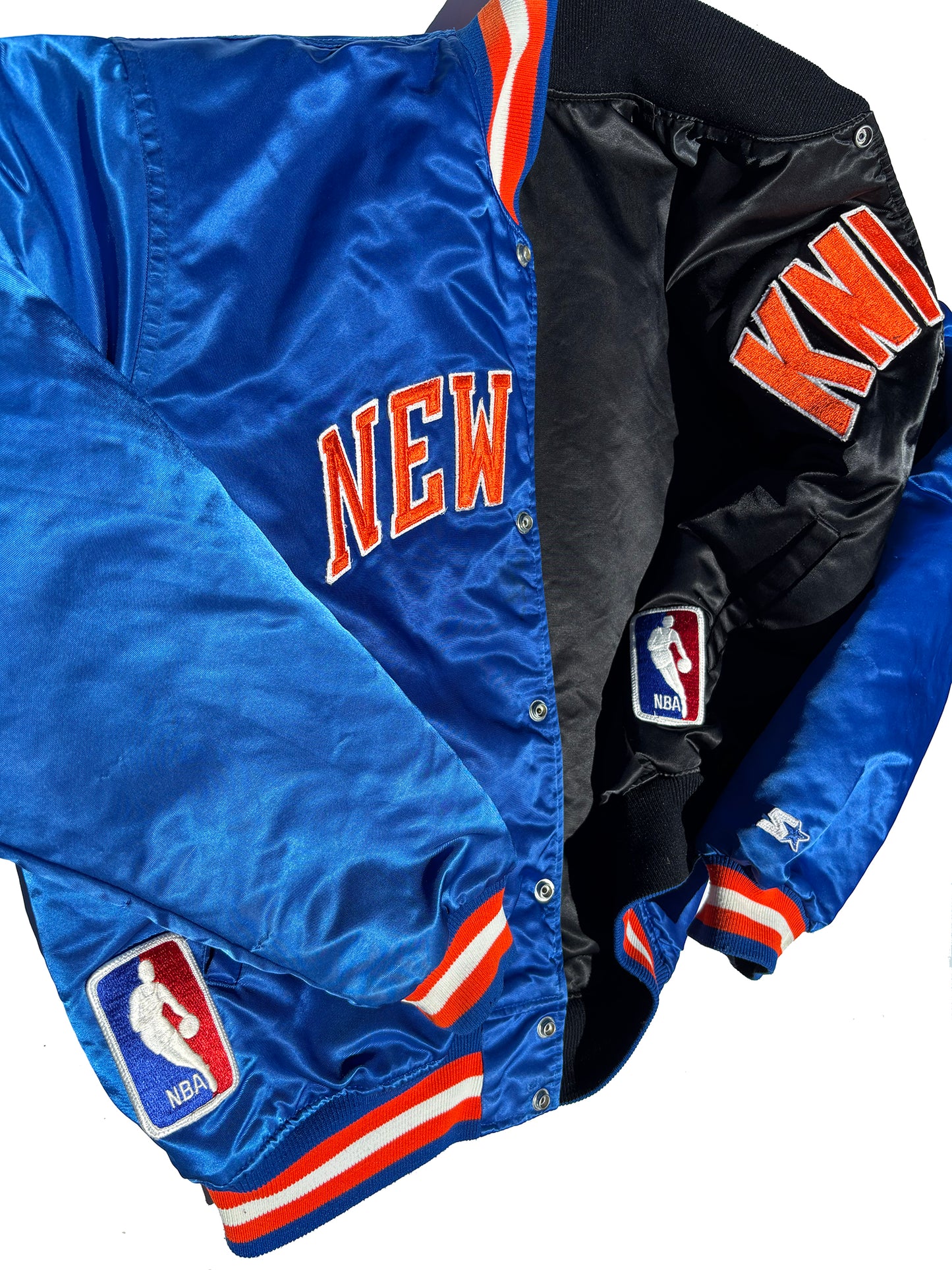 New York Knicks Starter Reversible 90's Satin Coaches Jacket XL