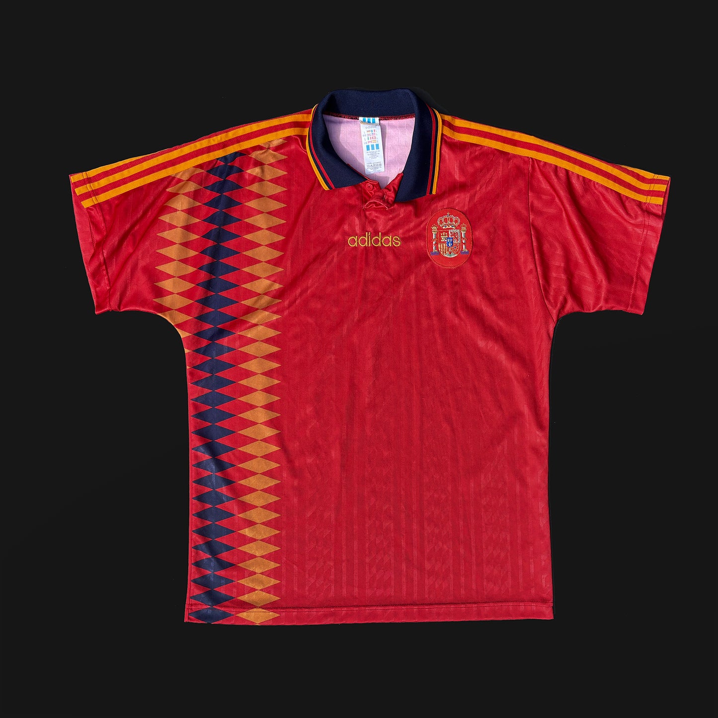 Spain 1994 Original Adidas World Cup Soccer Jersey Size Large
