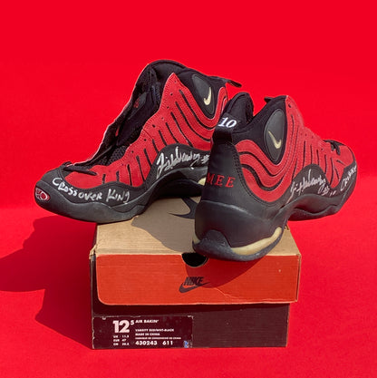 Nike Air Bakin OG 1997 Tim Hardaway PE Signed Size 12.5