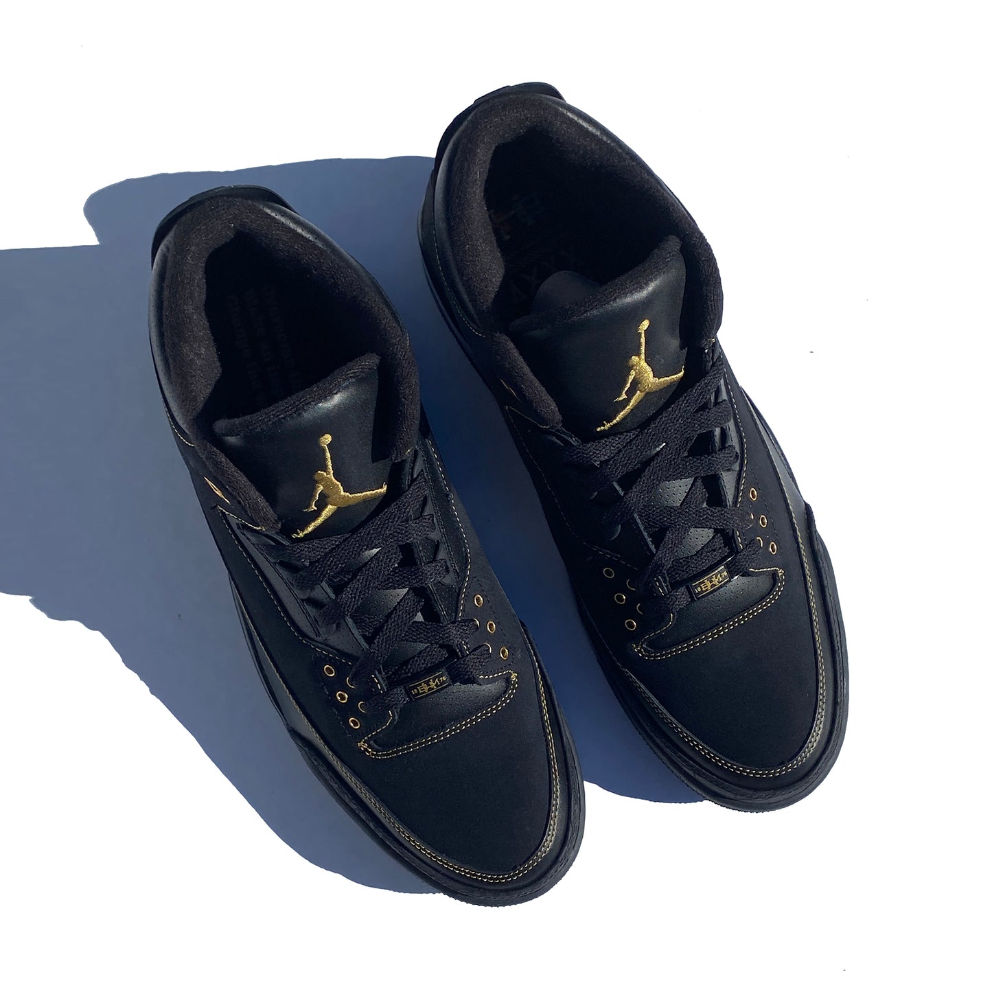 Nike Air Jordan 3 III BHM Black Gold NEW Size 13 Sample