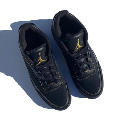 Nike Air Jordan 3 III BHM Black Gold NEW Size 13 Sample
