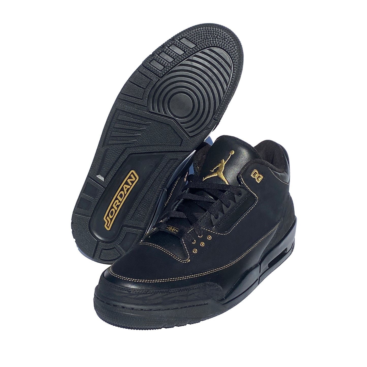 Nike Air Jordan 3 III BHM Black Gold NEW Size 13 Sample
