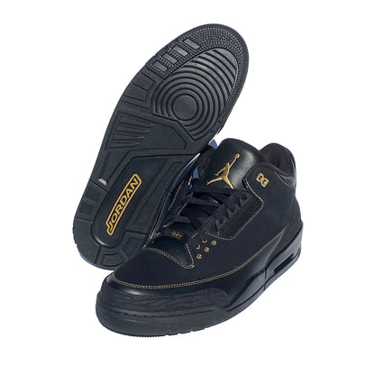 Nike Air Jordan 3 III BHM Black Gold NEW Size 13 Sample