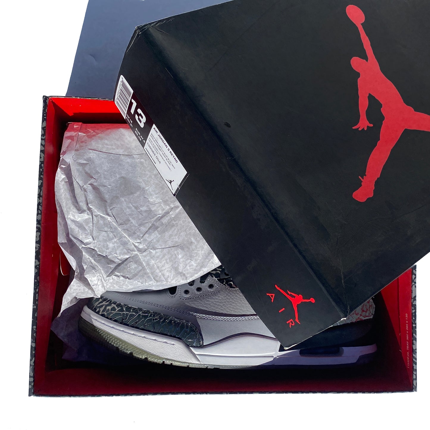 Nike Air Jordan 3 III Wolf Gray 2014 NEW Size 13