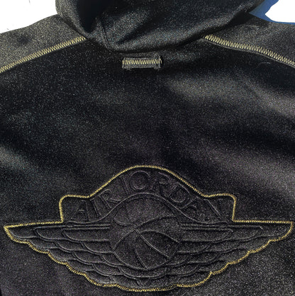 NIKE AIR Jordan Hooded Wings Zip Track Jacket Size XL