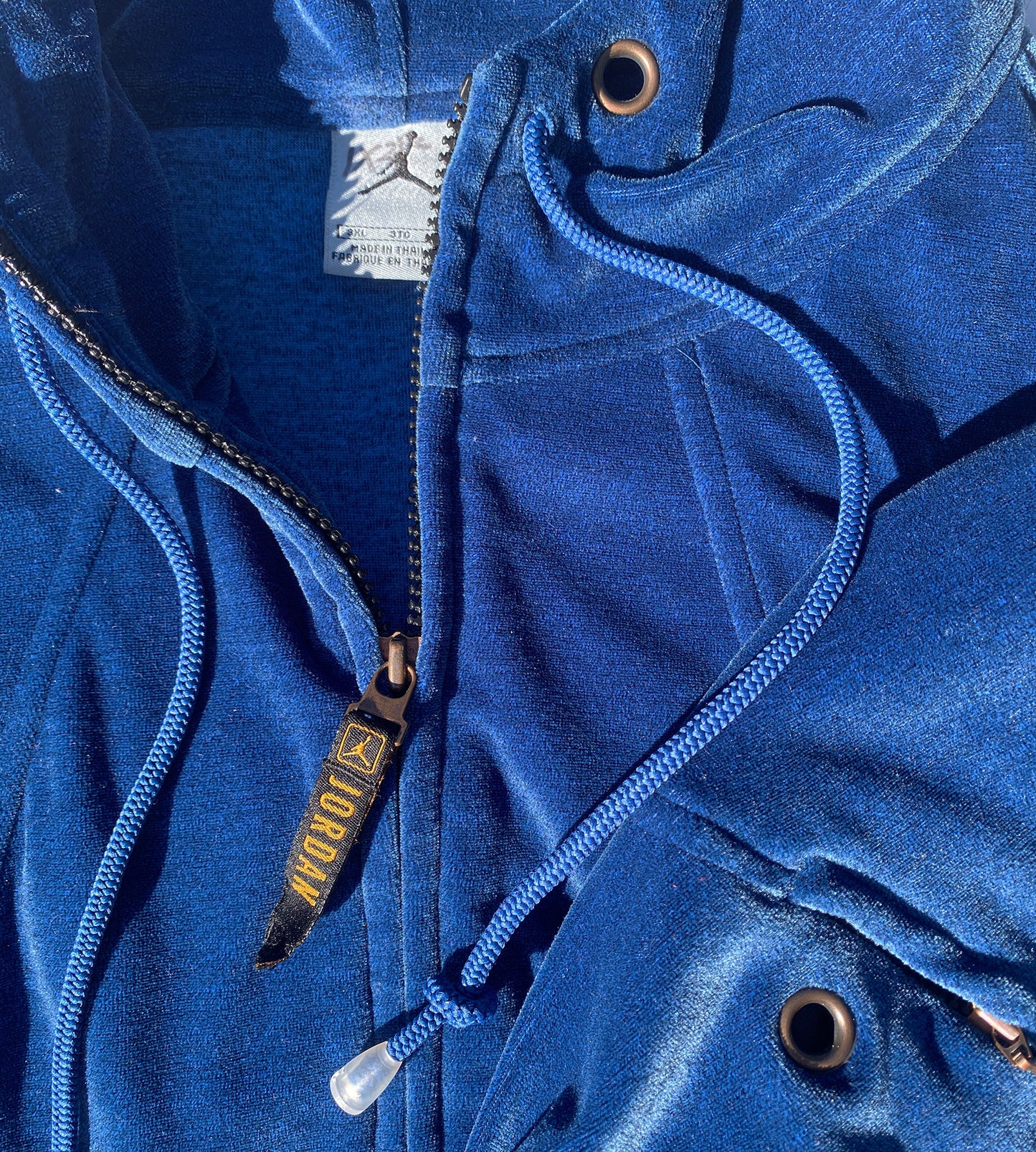 NIKE Air Jordan Velour Track Suit Jacket & Pants Y2K Size 3XL