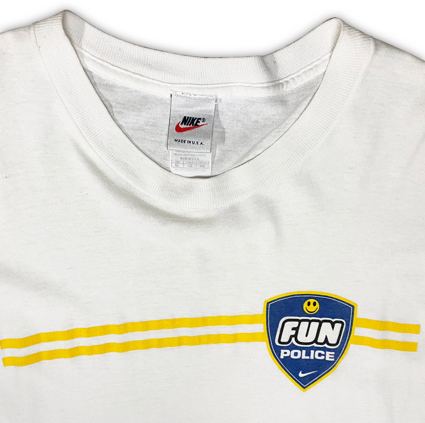 Nike Fun Police 1998 Promo T-Shirt Made in USA Size XL