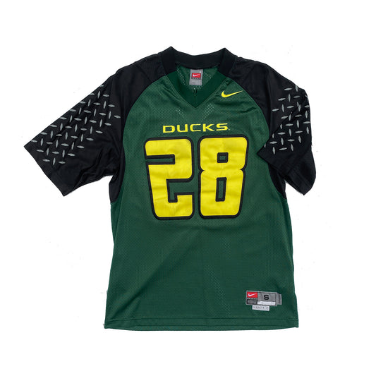 University Oregon UO Ducks Jonathan Stewart Diamond Plate Authentic 2005-07 Jersey
