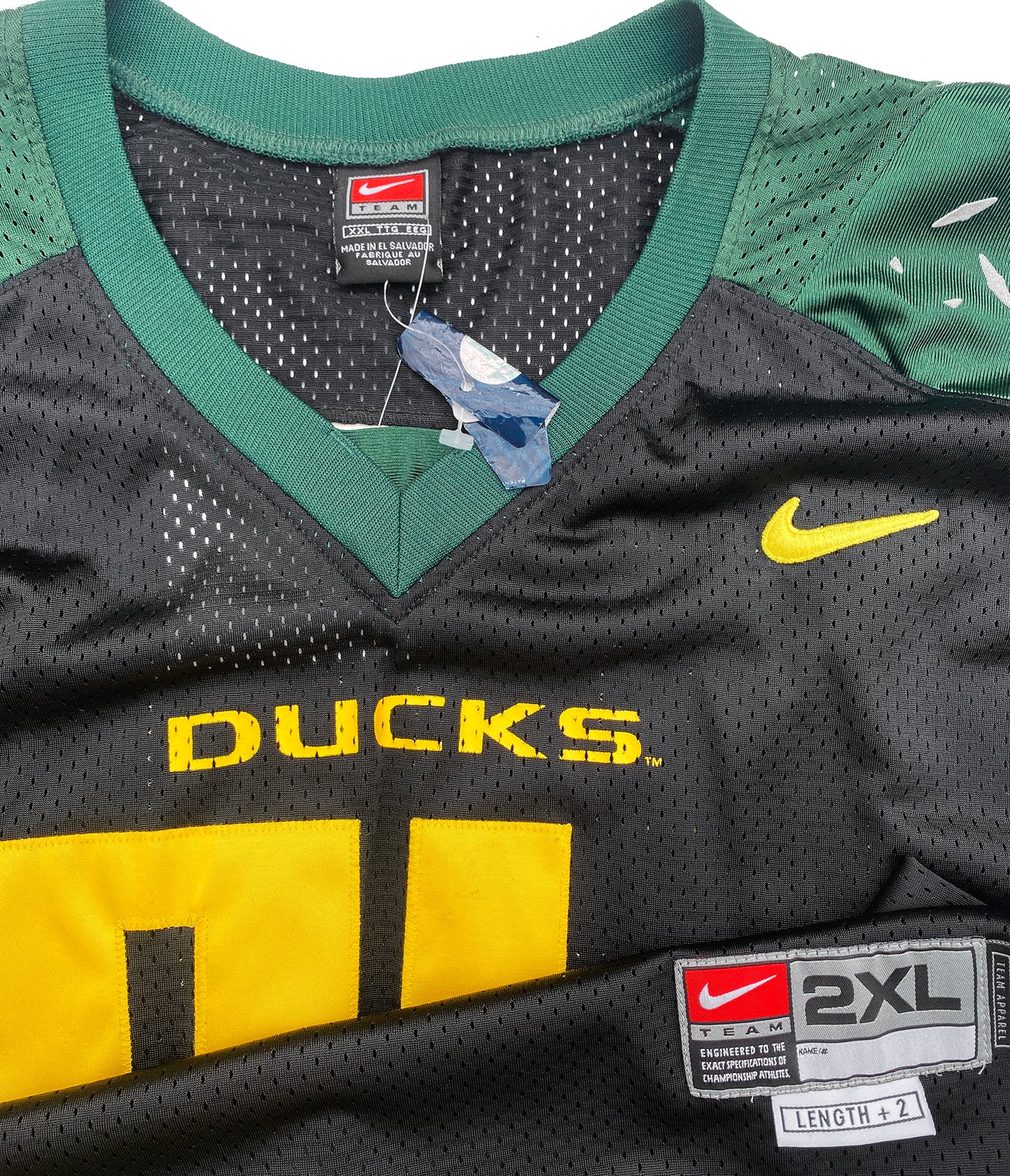 University Oregon UO Ducks Haloti Ngata 2005 Diamond Plate Jersey XXL New