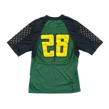 University Oregon UO Ducks Jonathan Stewart Diamond Plate Authentic 2005-07 Jersey
