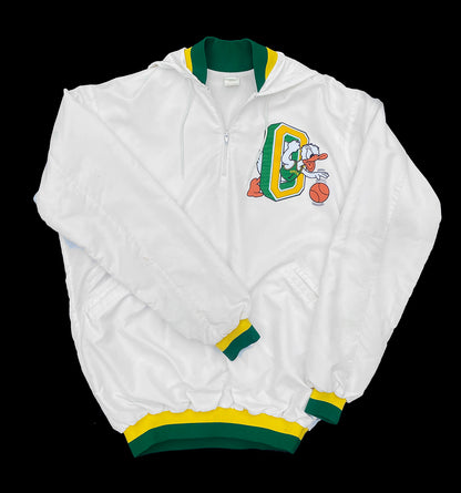 University Oregon UO Ducks Authentic 80s/90s Basketball Warm Up Jacket