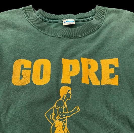 1/1 Go Pre Steve Prefontaine Faded Custom Champion T-Shirt