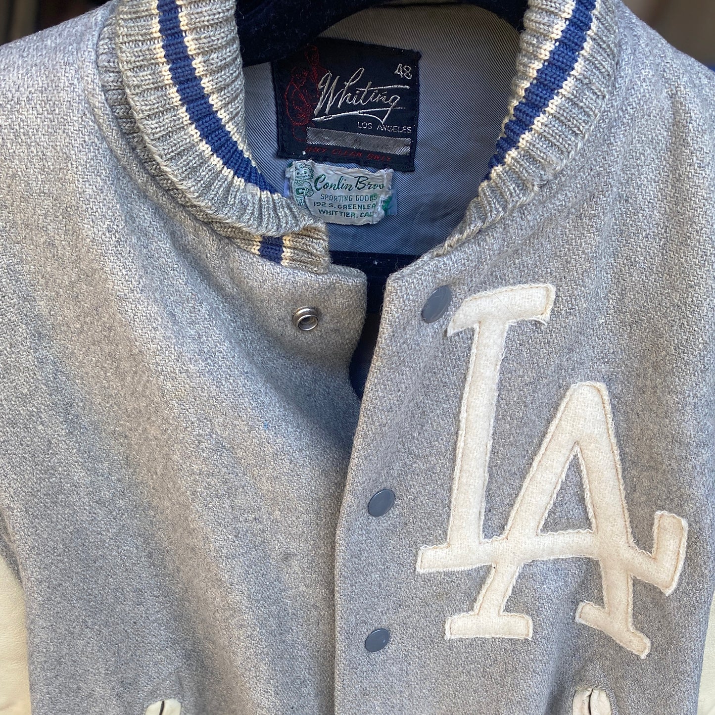1/1 Los Angeles LA Letterman Jacket 50's/60's Era