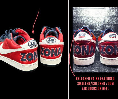 Nike Zoom Terminator Low University Arizona Wildcats 2004 Sample NEW X