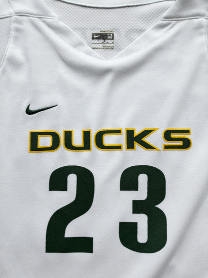 University Oregon UO Ducks 2008-10 Womens Soccer Dobrzynski Game Jersey