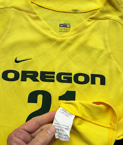 University Oregon UO Ducks 2010 Womens Soccer Authentic Game Jersey