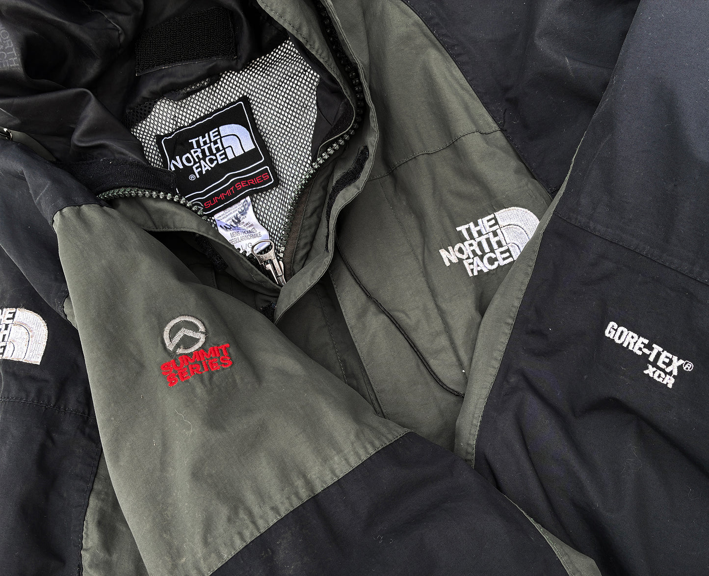North Face Gore Tex XCR 90's Summit Series Jacket + Fleece Size Large
