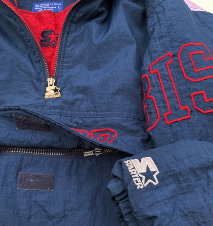Howard University Bisons 90's Starter Puffer Pullover Jacket