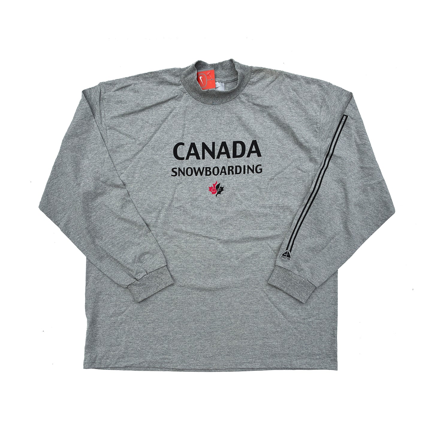 Nike ACG Canada Snowboarding L/S Mock Neck Shirt NEW XL