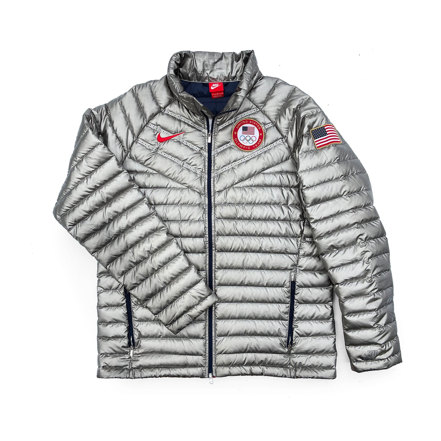 Nike USA Olympics 2014 Sochi Aeroloft 800 Down Jacket Size Large